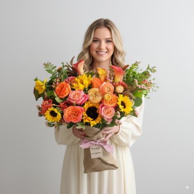 Збірний букет квітів Harvest Swoon