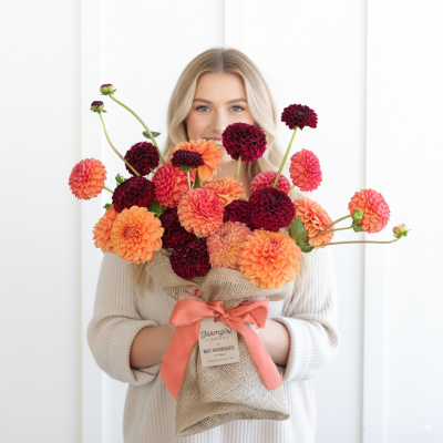 Букет з 20 жоржин