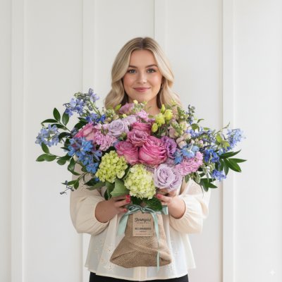 Pre-assembled bouquet of flowers With a soul