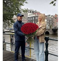 Амстердам, Нідерланди - Букет з 101 троянди