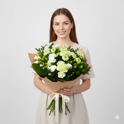 Bouquet of flowers Green feeling