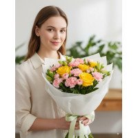 Zartes Bouquet in Gelbtönen