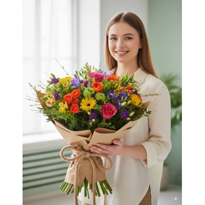 Збірний букет квітів Добра новина