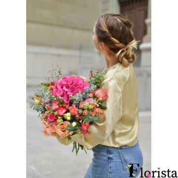 Genf, Schweiz – Blumenstrauß zum Sammeln