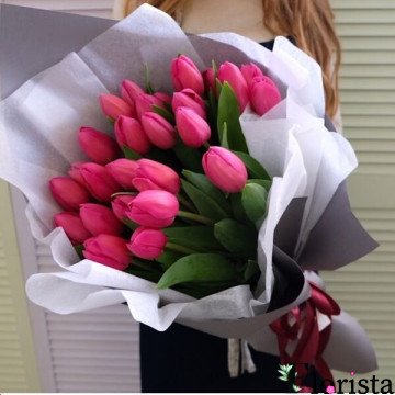 Париж, Франція - Букет з 30 тюльпанів