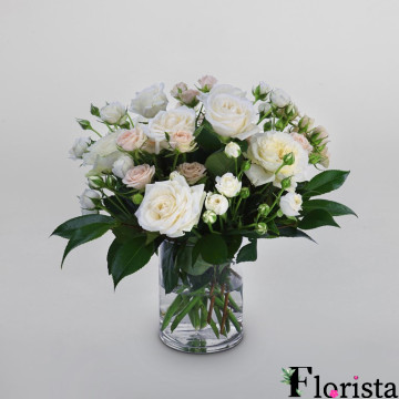 Assembled bouquet of flowers
