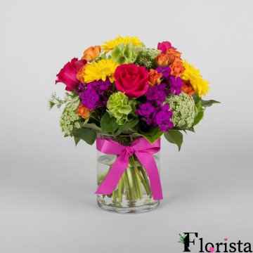 Assembled bouquet of flowers