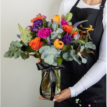 Assembled bouquet of flowers