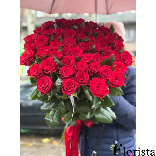 Saporischschja, Ukraine – 51 Meter lange rote Rose