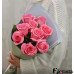Langenfeld, Deutschland - Strauß aus 9 rosa Rosen.