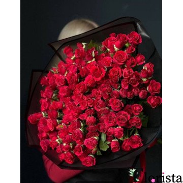 Прага, Чехія - Букет із червоної кущової троянди