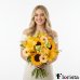 Pre-assembled bouquet of flowers Luxurious bouquet of sunflowers