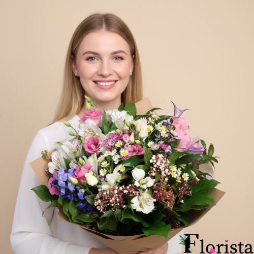 Blumenakkordstrauß – eine Mischung aus Blumen