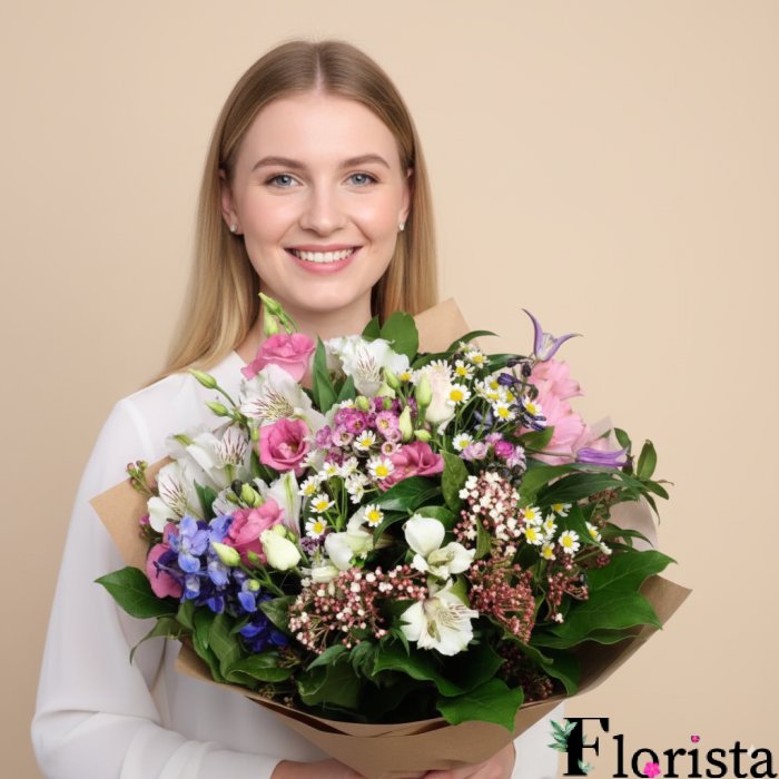 Blumenakkordstrauß – eine Mischung aus Blumen