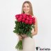 Букет З глибокого кохання 25 рожевих троянд 70 см