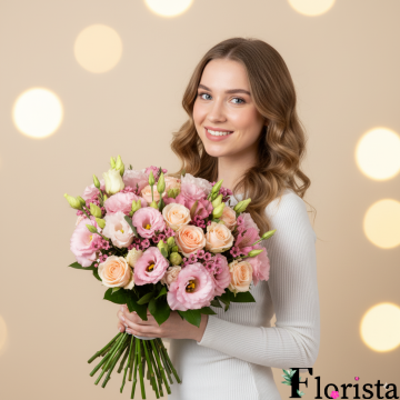 Букет Ідеальний день – мікс квітів