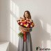 Strauß mit 51 bunten Rosen