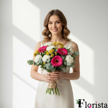 Збірний букет квітів