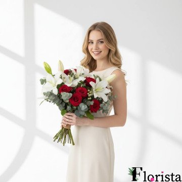 Збірний букет квітів