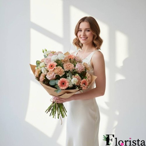 Збірний букет квітів