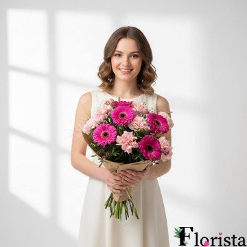 Збірний букет квітів