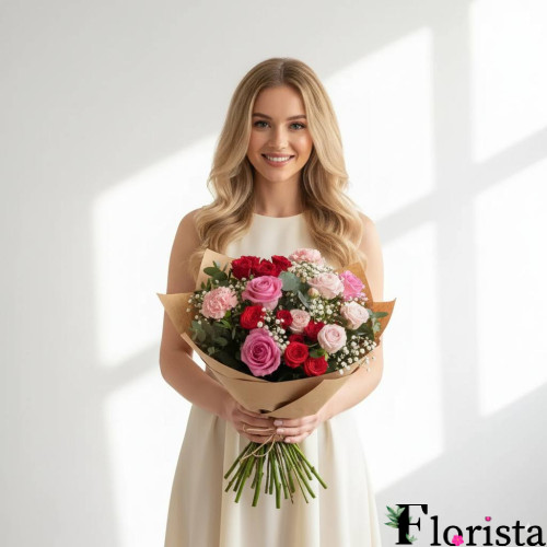 Збірний букет квітів