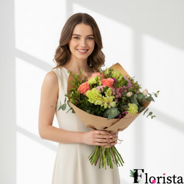 Збірний букет квітів