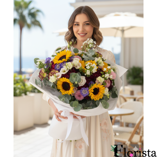 Lovely June flower bouquet