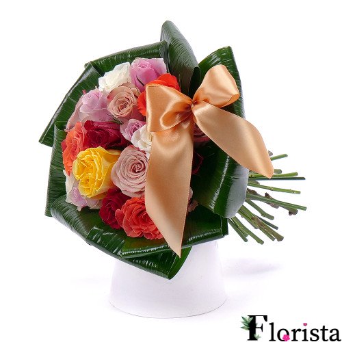 Perlfarbene Rosen 19 Stück