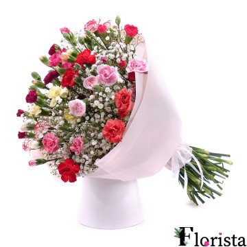 Міні-гвоздики ніжного кольору