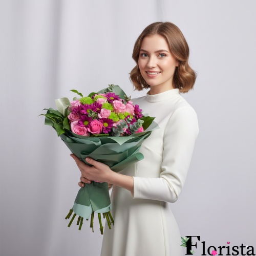 Змішаний квітковий букет Secret Garden