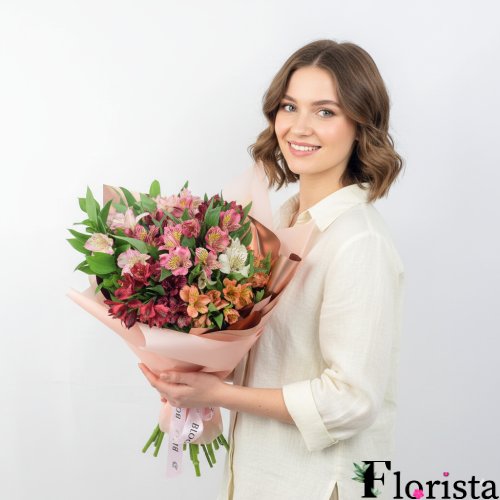 Букет перуанських лілій «Мрії Версаля»