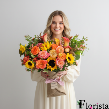 Збірний букет квітів Harvest Swoon