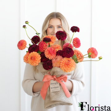 Букет з 20 жоржин