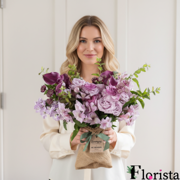 Збірний букет квітів Із серцем