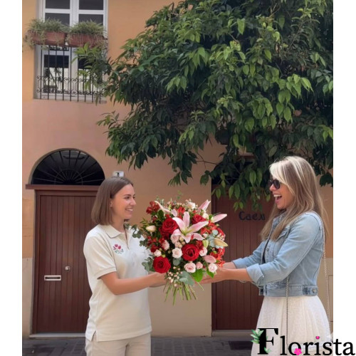 Valencia, Spanien – Zusammengestellter Blumenstrauß, zweite Hälfte