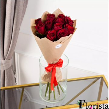 Bouquet of 11 red roses
