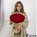 Букет із 51 червоної троянди (60см)