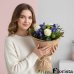 Bouquet of flowers With blue and white thoughts
