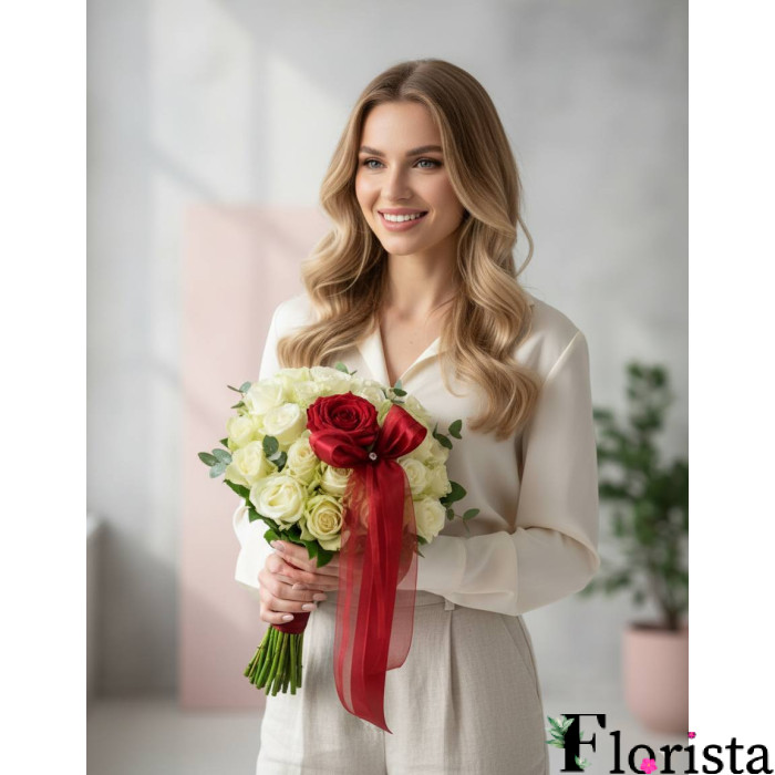 Збірний букет квітів Валентина