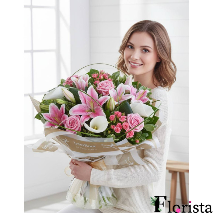 Збірний букет квітів Афродіта