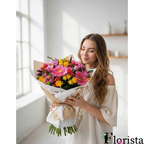 Assembled bouquet of flowers Dreams come true