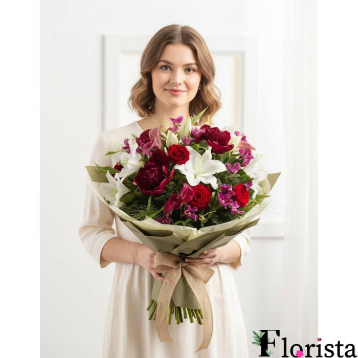 Збірний букет квітів Для особливої жінки