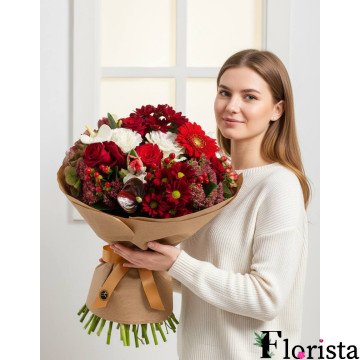 Збірний букет квітів Глибокі почуття