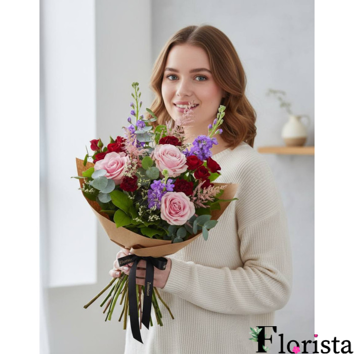 Збірний букет квітів Королівський день