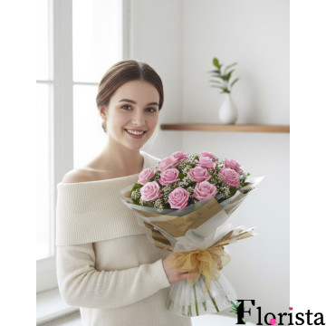 Збірний букет троянд Дотик музи