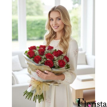 Збірний букет троянд Ода кохання