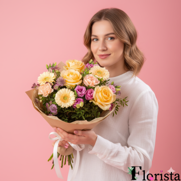 Букет квітів Золоте привітання