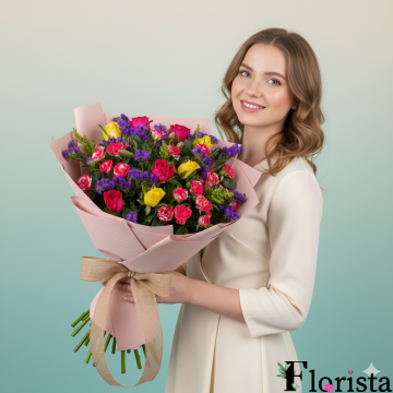 Букет квітів Ейфорія
