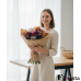 Zusammengestellter Blumenstrauß Zauberhaftes Farbenspiel